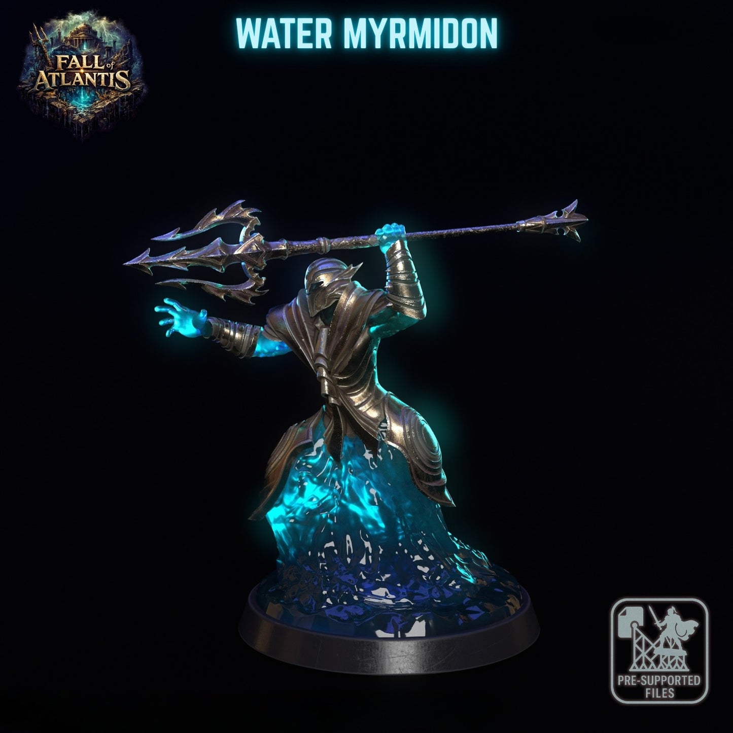 1505 Fall of Atlantis Miniatures Set January2026 - STL 3D Print Files