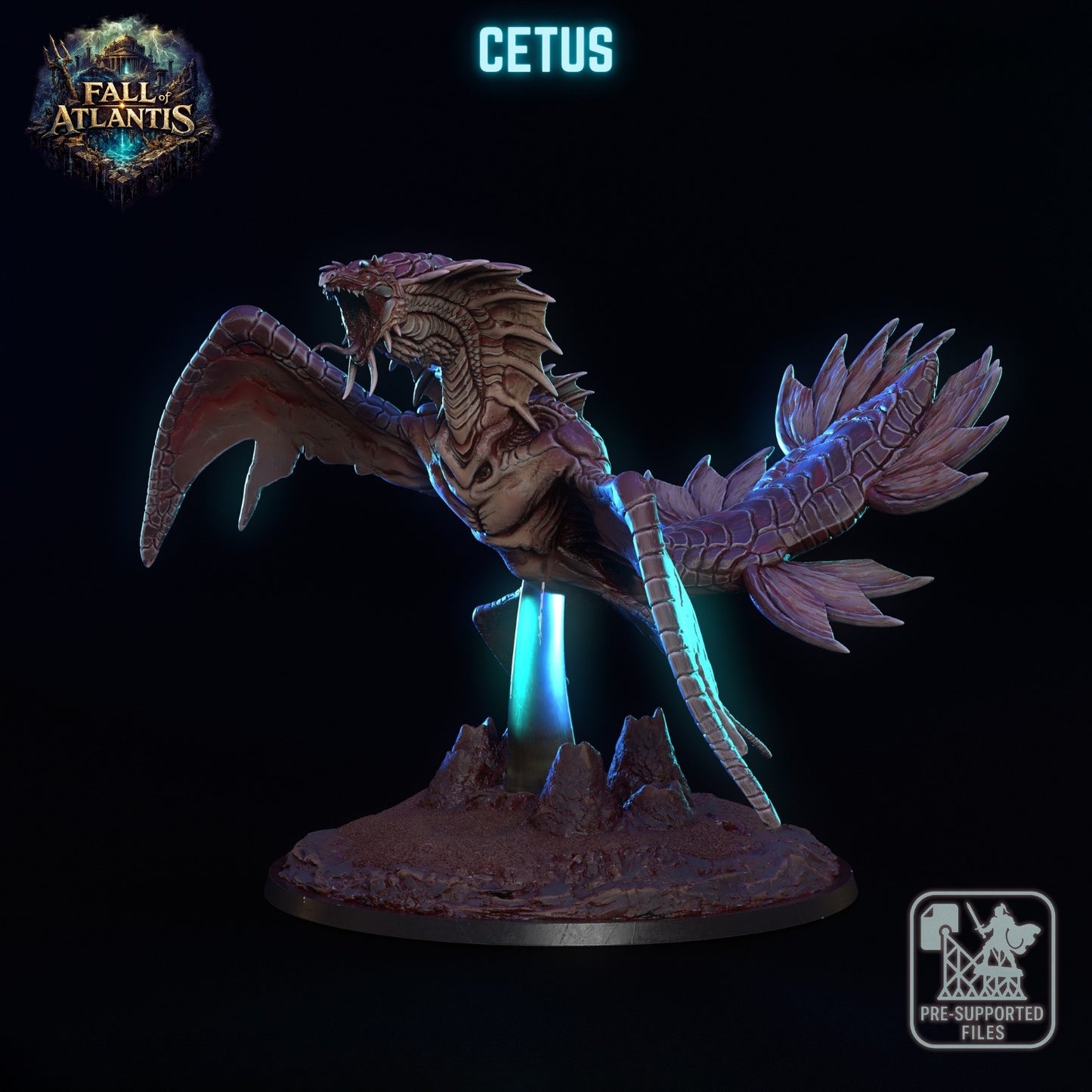 1505 Fall of Atlantis Miniatures Set January2026 - STL 3D Print Files