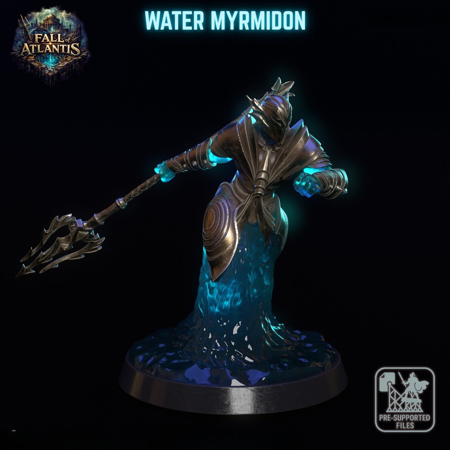 1505 Fall of Atlantis Miniatures Set January2026 - STL 3D Print Files