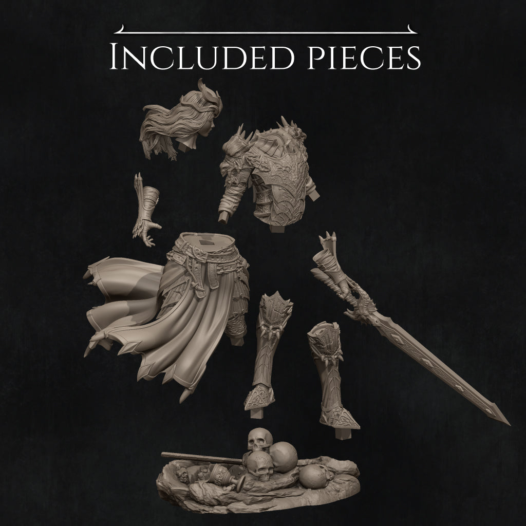 0957 Aleehra Warrior (2172) - STL 3D Print Files