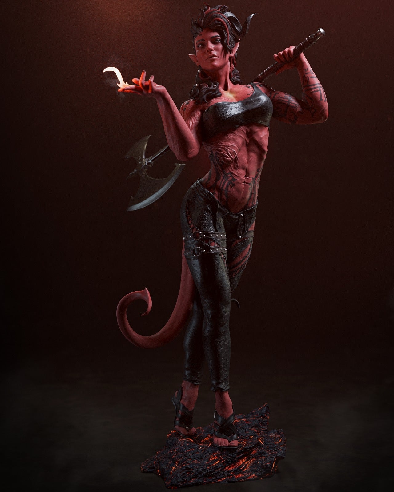 0946 Karlach - Baldurs Gate 3 (2637) - STL 3D Print Files