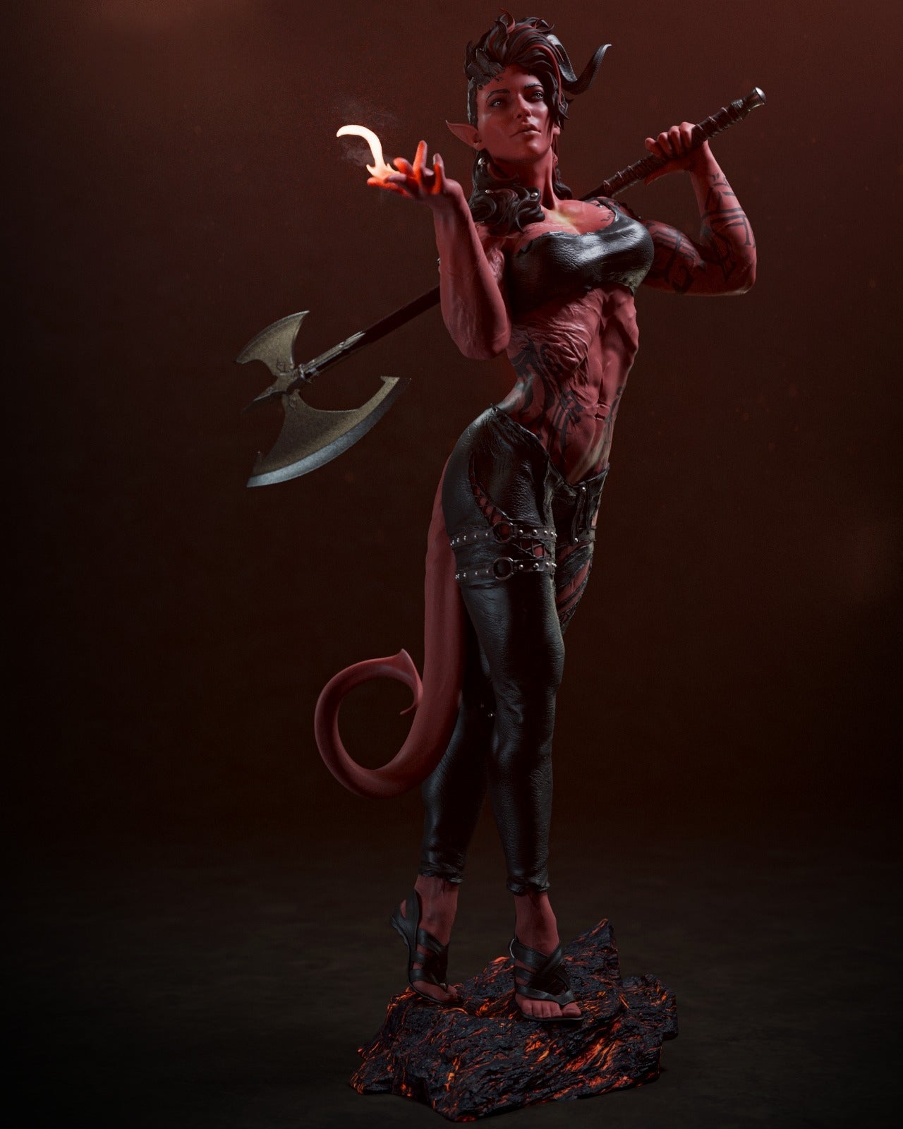 0946 Karlach - Baldurs Gate 3 (2637) - STL 3D Print Files