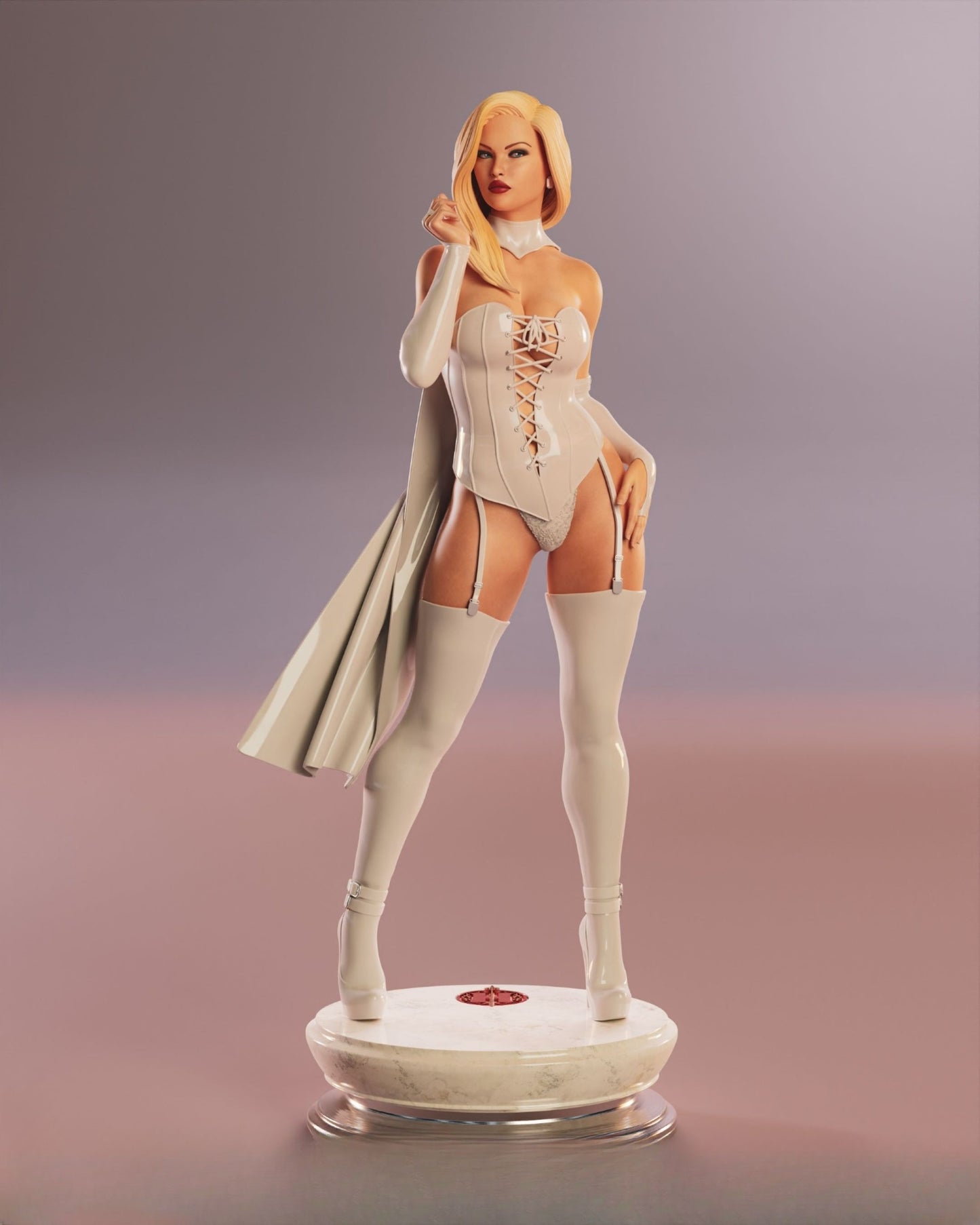 0260 Emma Frost_White_Queen - STL 3D Print Files