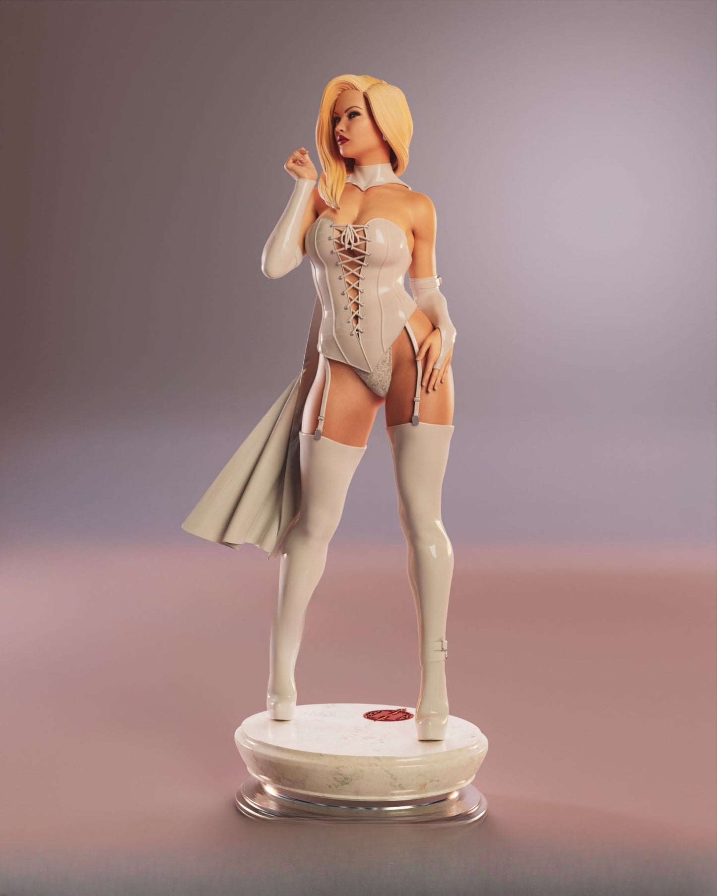 0260 Emma Frost_White_Queen - STL 3D Print Files