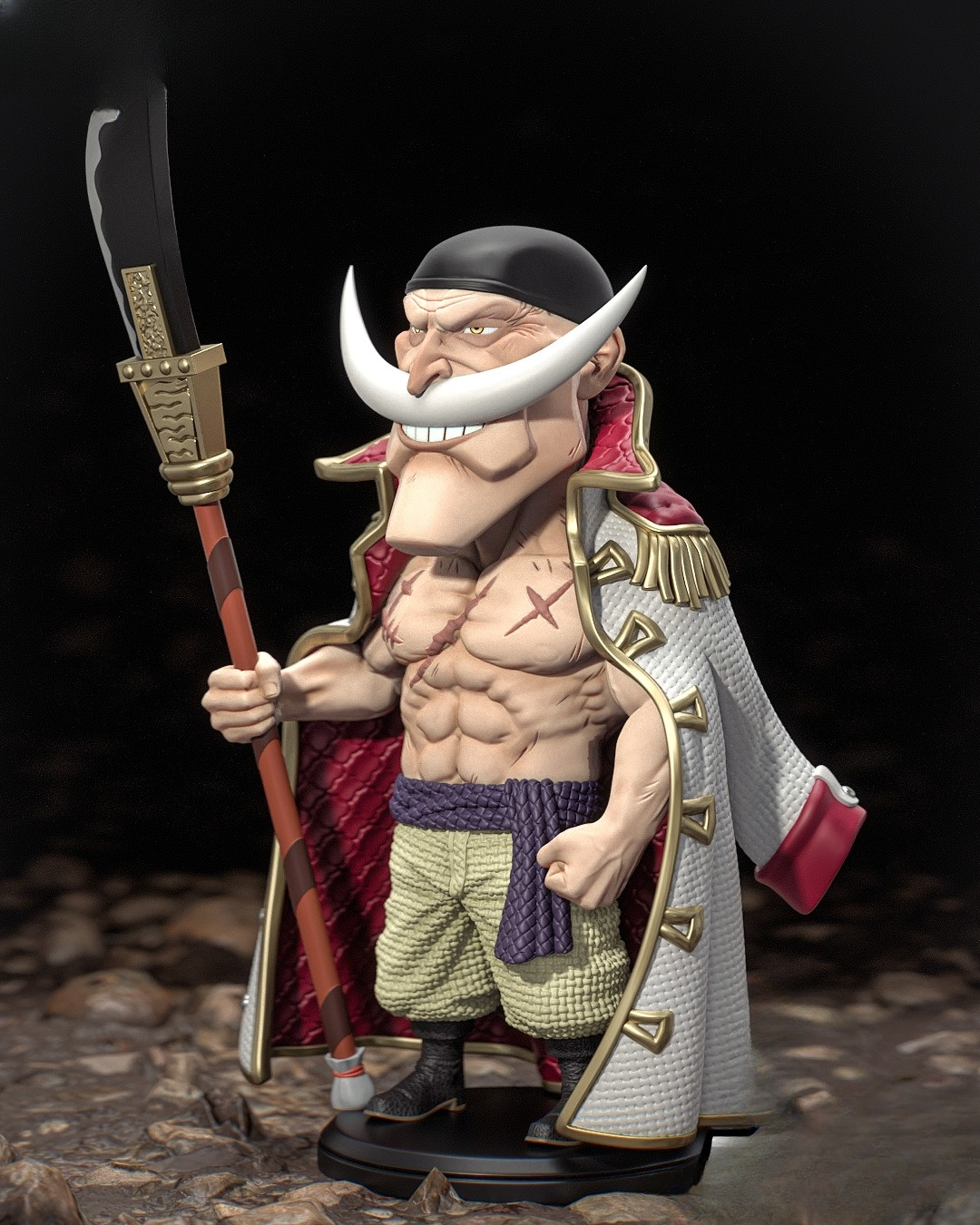 0086 Barba Blanca Chibi - STL 3D Print Files