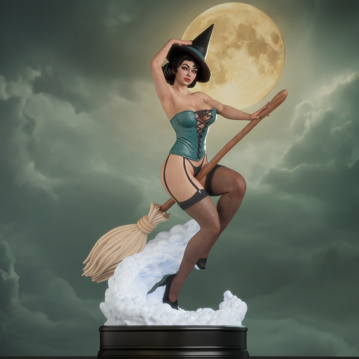 2153 Witch Bombshell - STL 3D Print Files