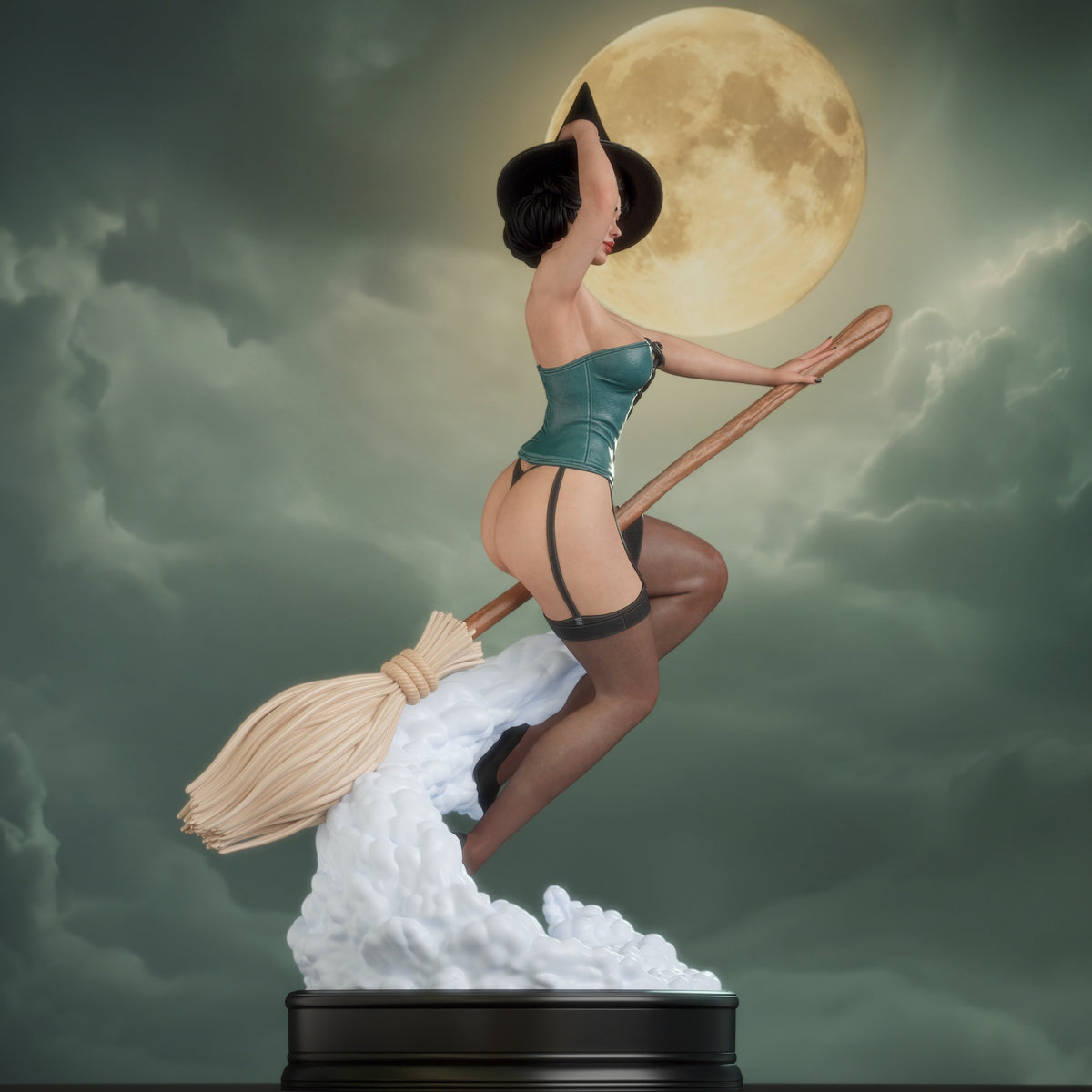 2153 Witch Bombshell - STL 3D Print Files