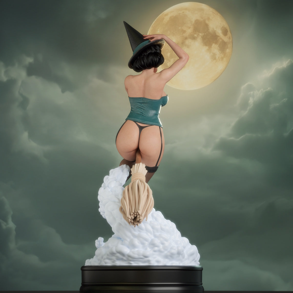2153 Witch Bombshell - STL 3D Print Files