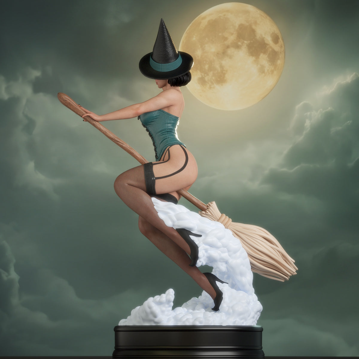 2153 Witch Bombshell - STL 3D Print Files