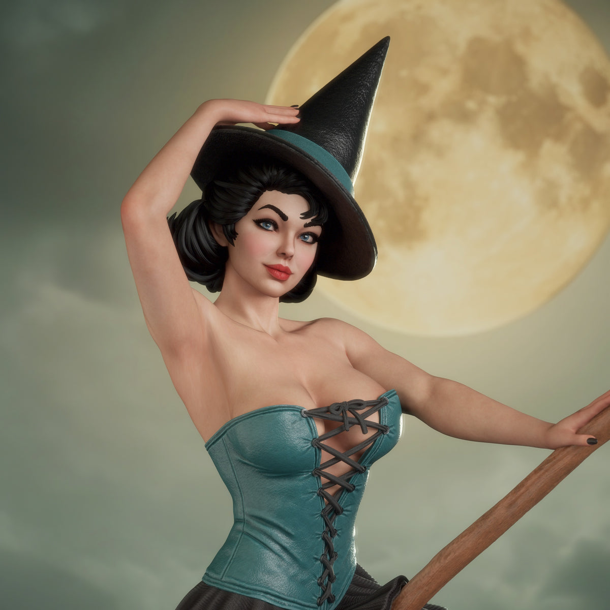 2153 Witch Bombshell - STL 3D Print Files
