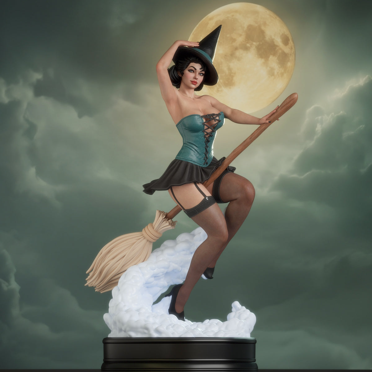 2153 Witch Bombshell - STL 3D Print Files