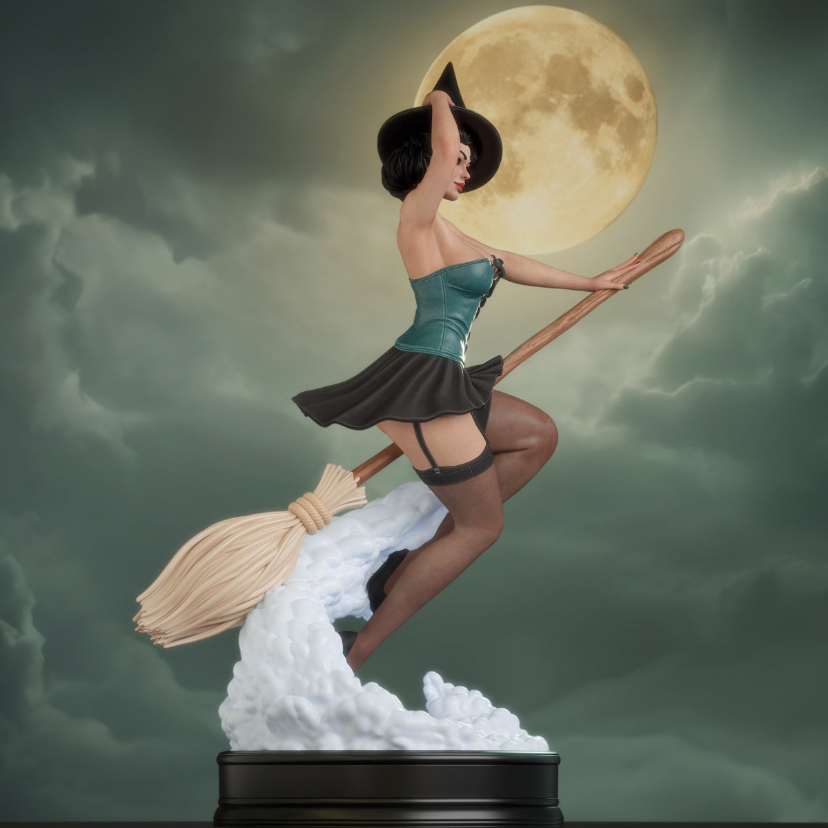 2153 Witch Bombshell - STL 3D Print Files