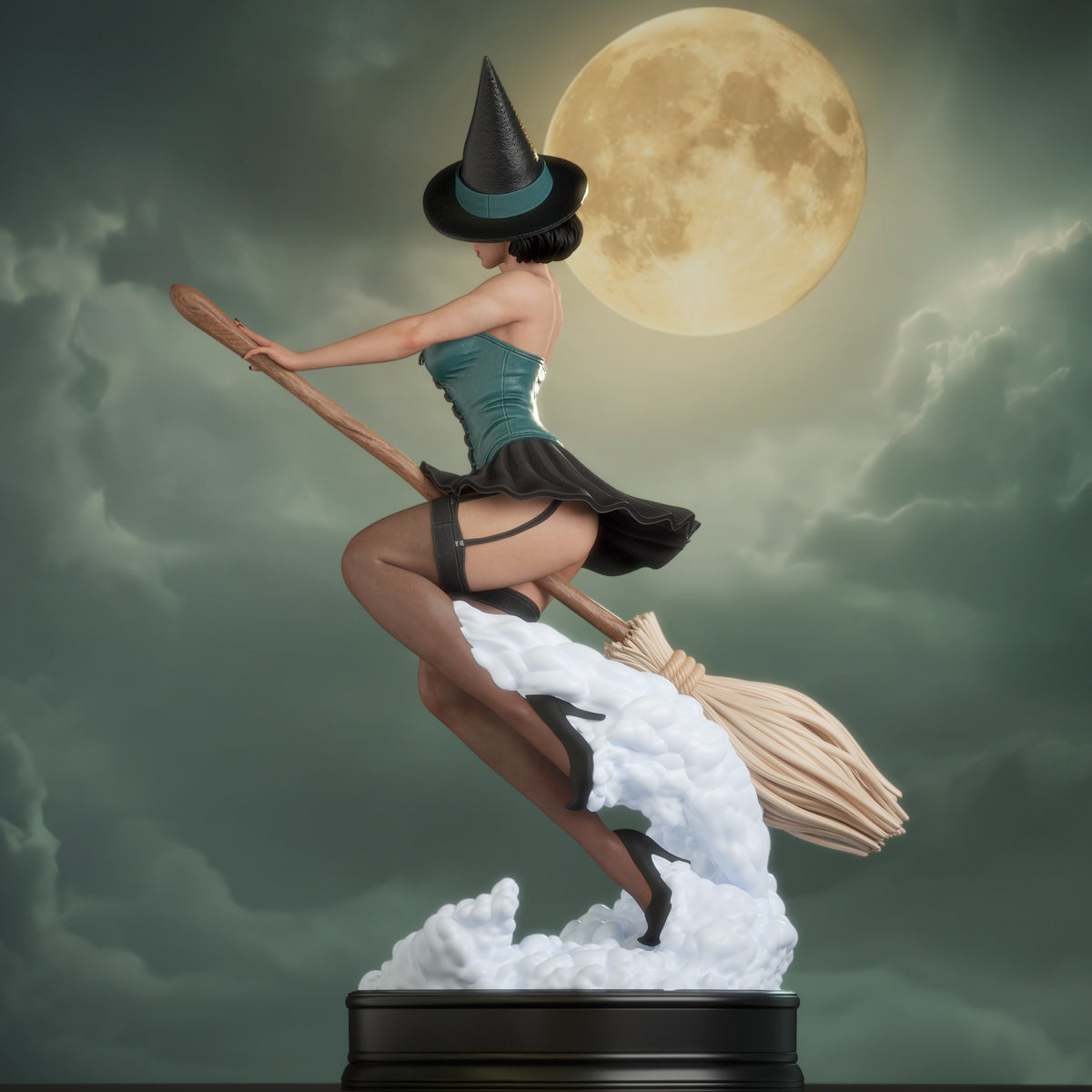 2153 Witch Bombshell - STL 3D Print Files