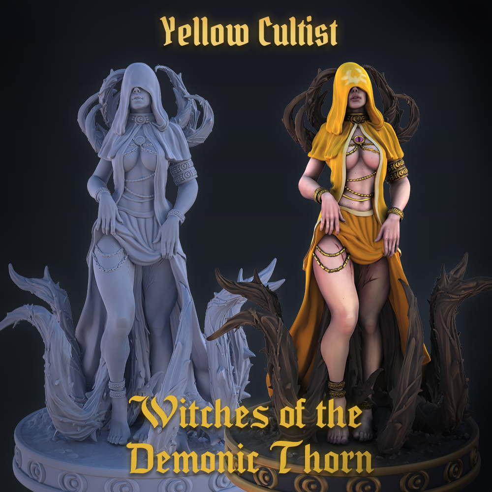 0314 Witches of the Demonic Thorn Full set - STL 3D Print Files