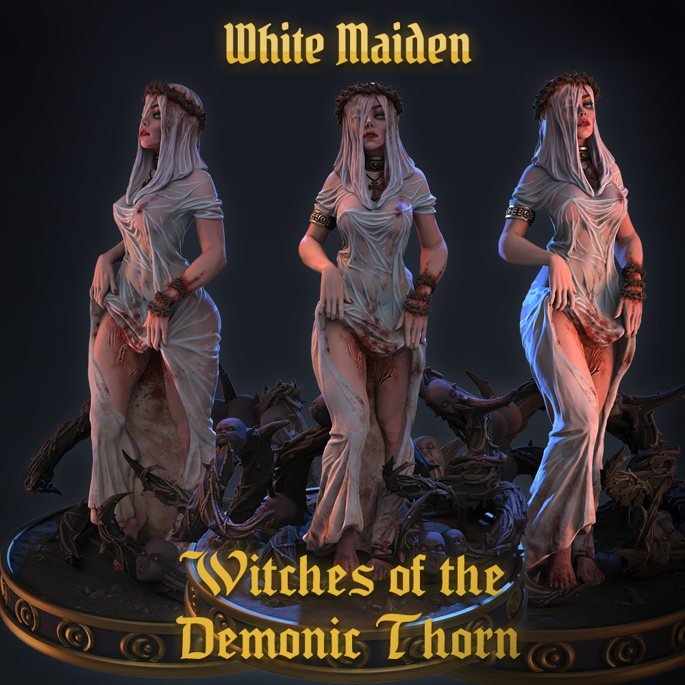 0314 Witches of the Demonic Thorn Full set - STL 3D Print Files