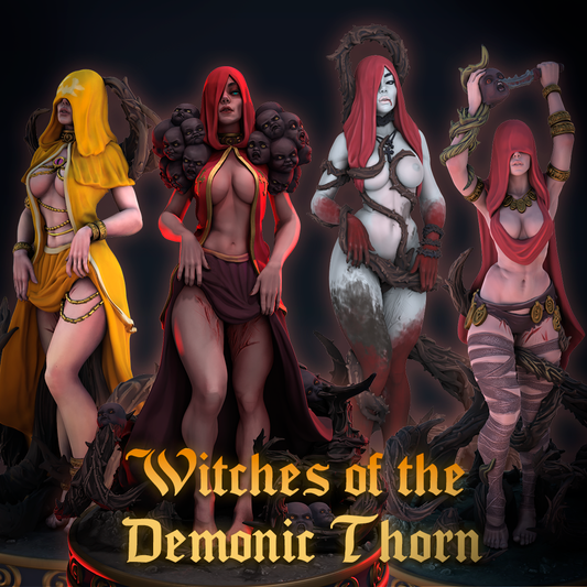 0314 Witches of the Demonic Thorn Full set - STL 3D Print Files