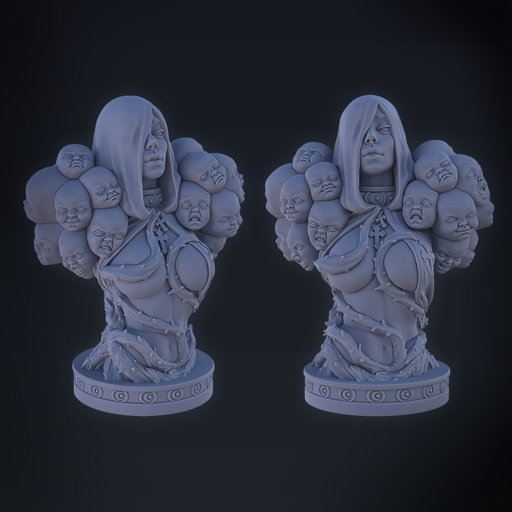0314 Witches of the Demonic Thorn Full set - STL 3D Print Files