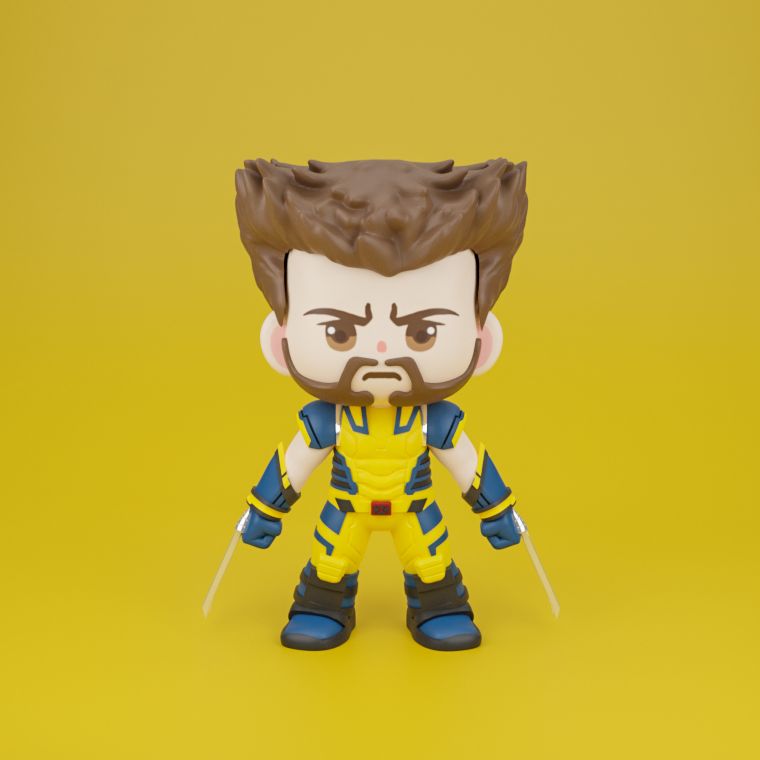 0144 Wolverine - STL 3D Print Files