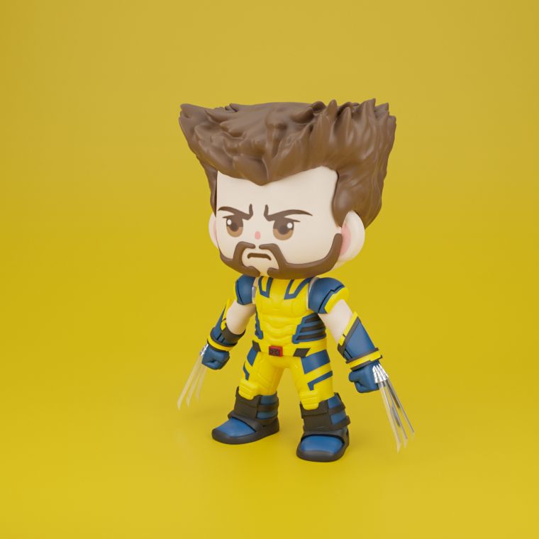 0144 Wolverine - STL 3D Print Files