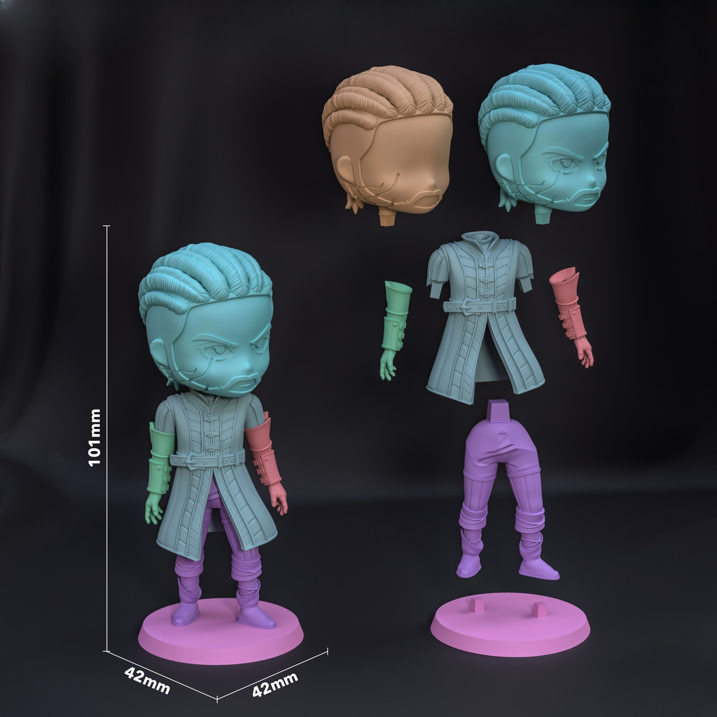 0065 Wyll - Baldur's Gate3 - STL 3D Print Files