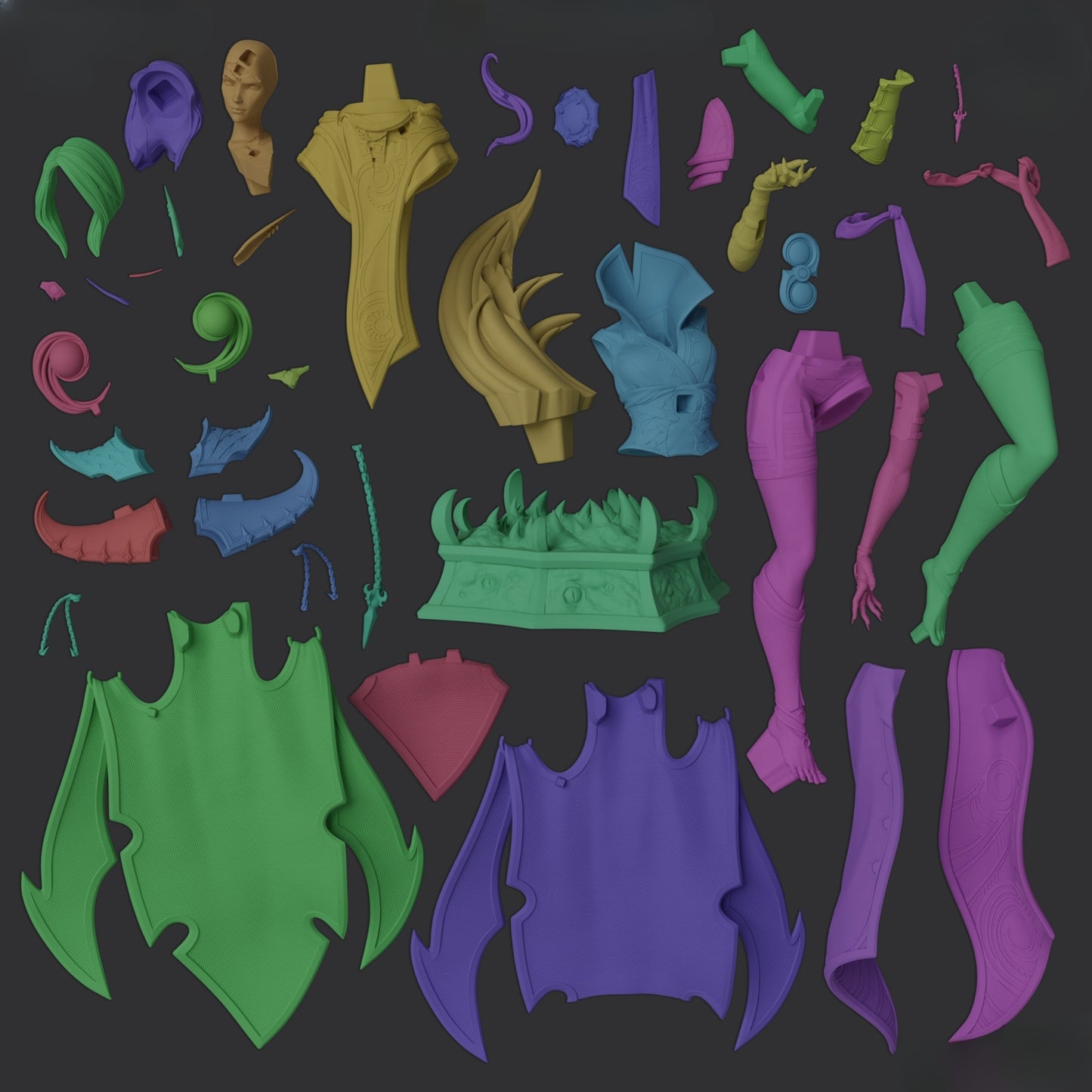 0848 Xal'atath (World of Warcraft) - STL 3D Print Files