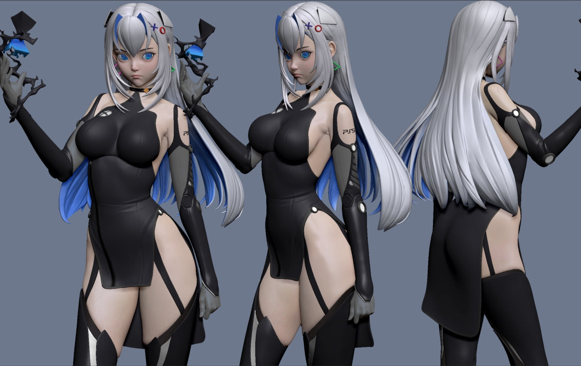 1929 PS5 Waifu - STL 3D Print Files