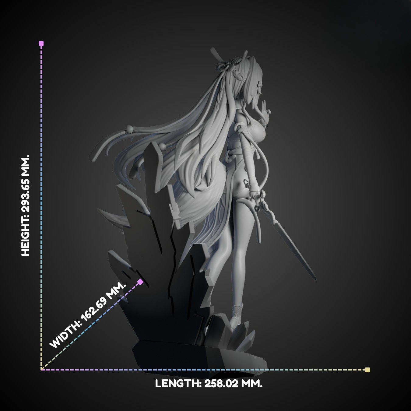 1147 Ye Shunguang_Zenless Zone Zero - STL 3D Print Files