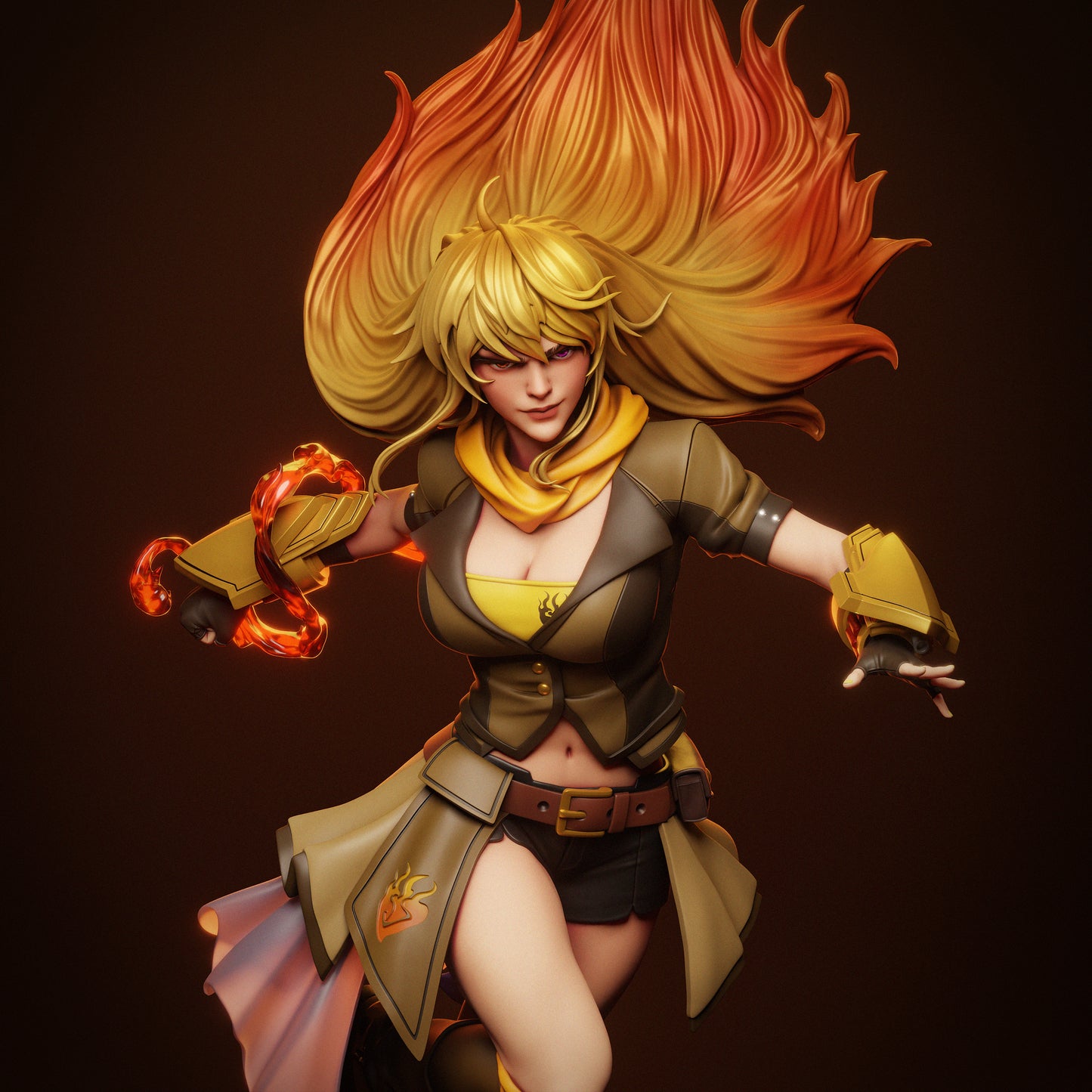1442 Yang Xiao Long_RWBY - STL 3D Print Files