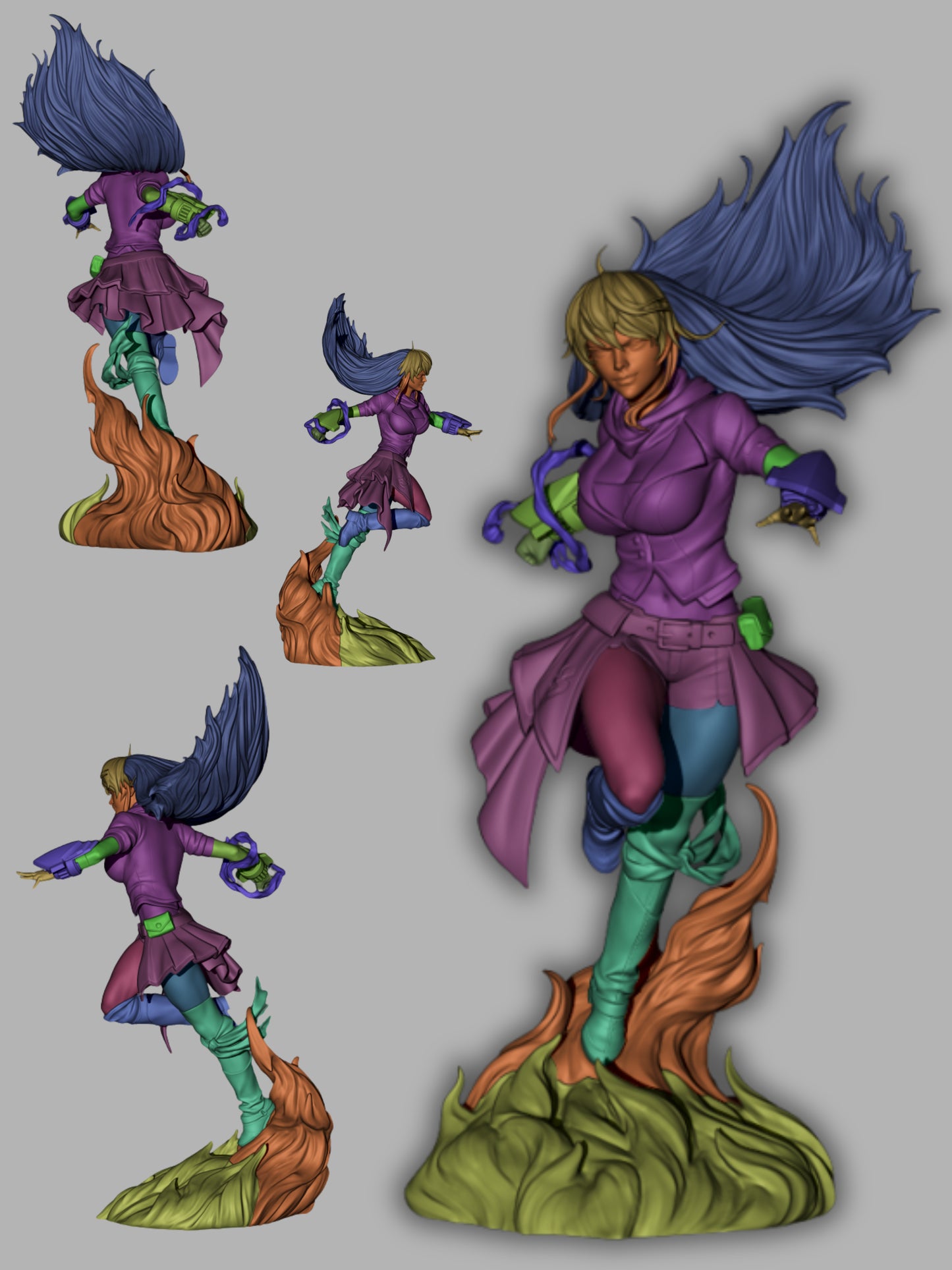 1442 Yang Xiao Long_RWBY - STL 3D Print Files