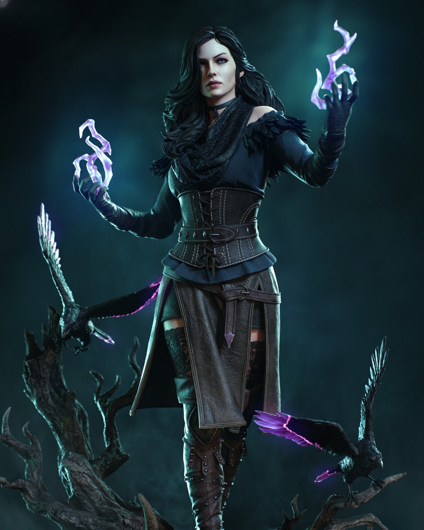 1366 Yennefer_TheWitcher - STL 3D Print Files
