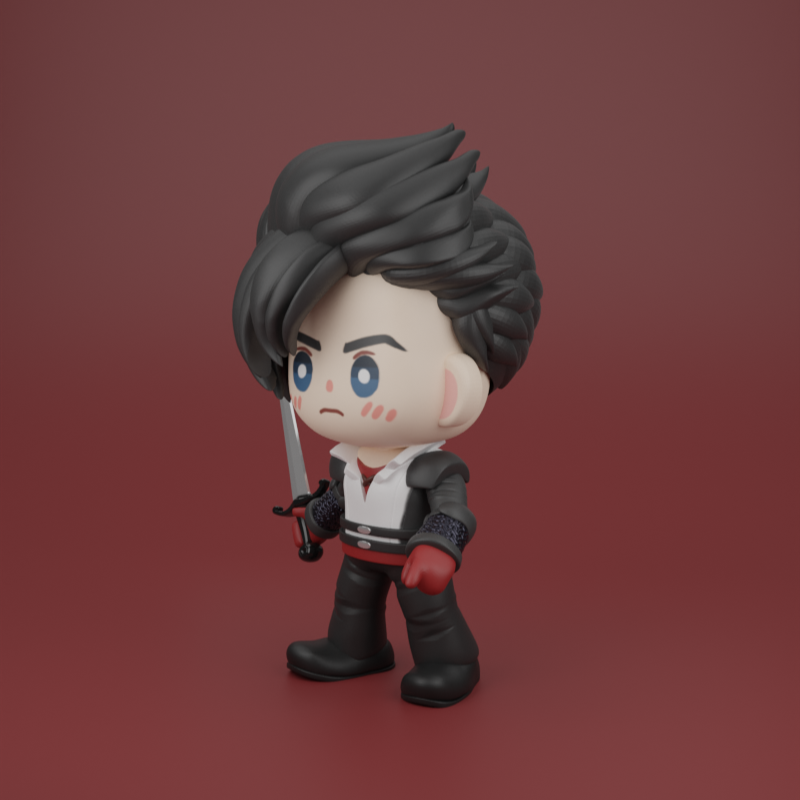 0198 Young Clive Rosfield - STL 3D Print Files
