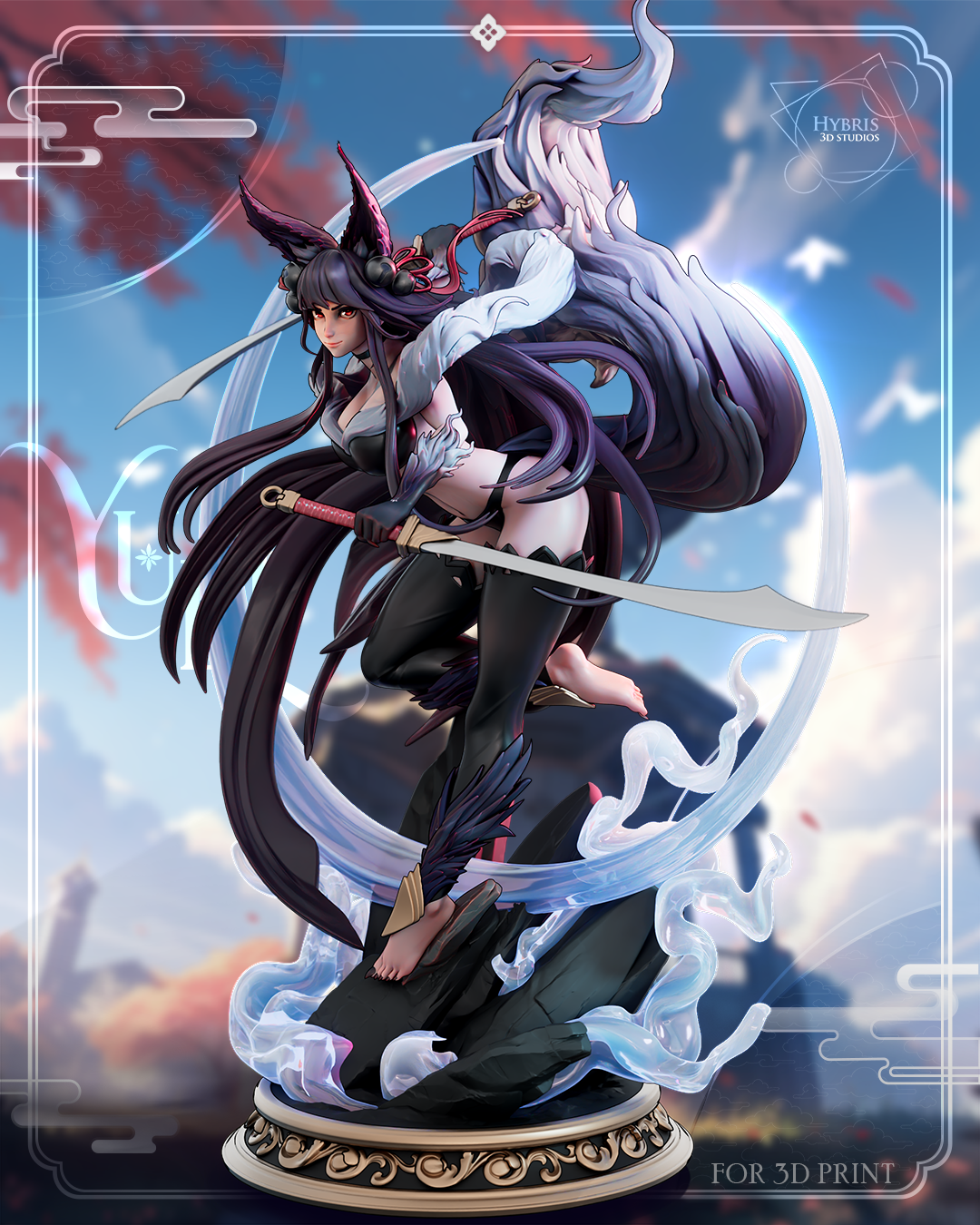 2214 Yuel_Granblue Fantasy - STL 3D Print Files