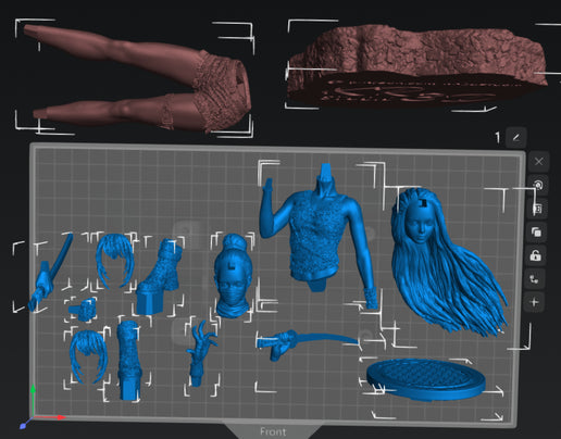 1645 Yui Mikuno - STL 3D Print Files