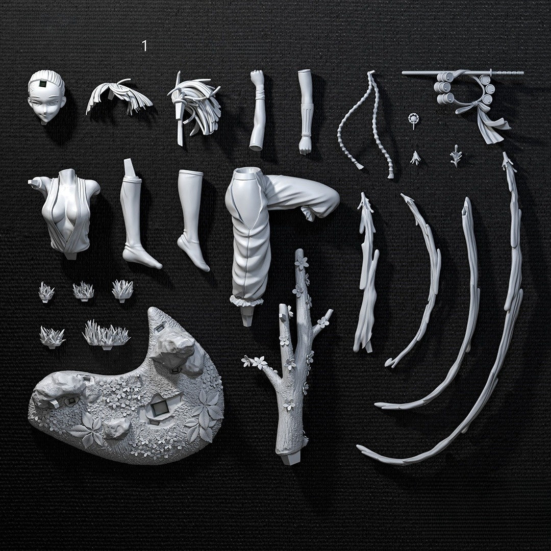 1221 Yuzuriha_Hell's Paradise - STL 3D Print Files