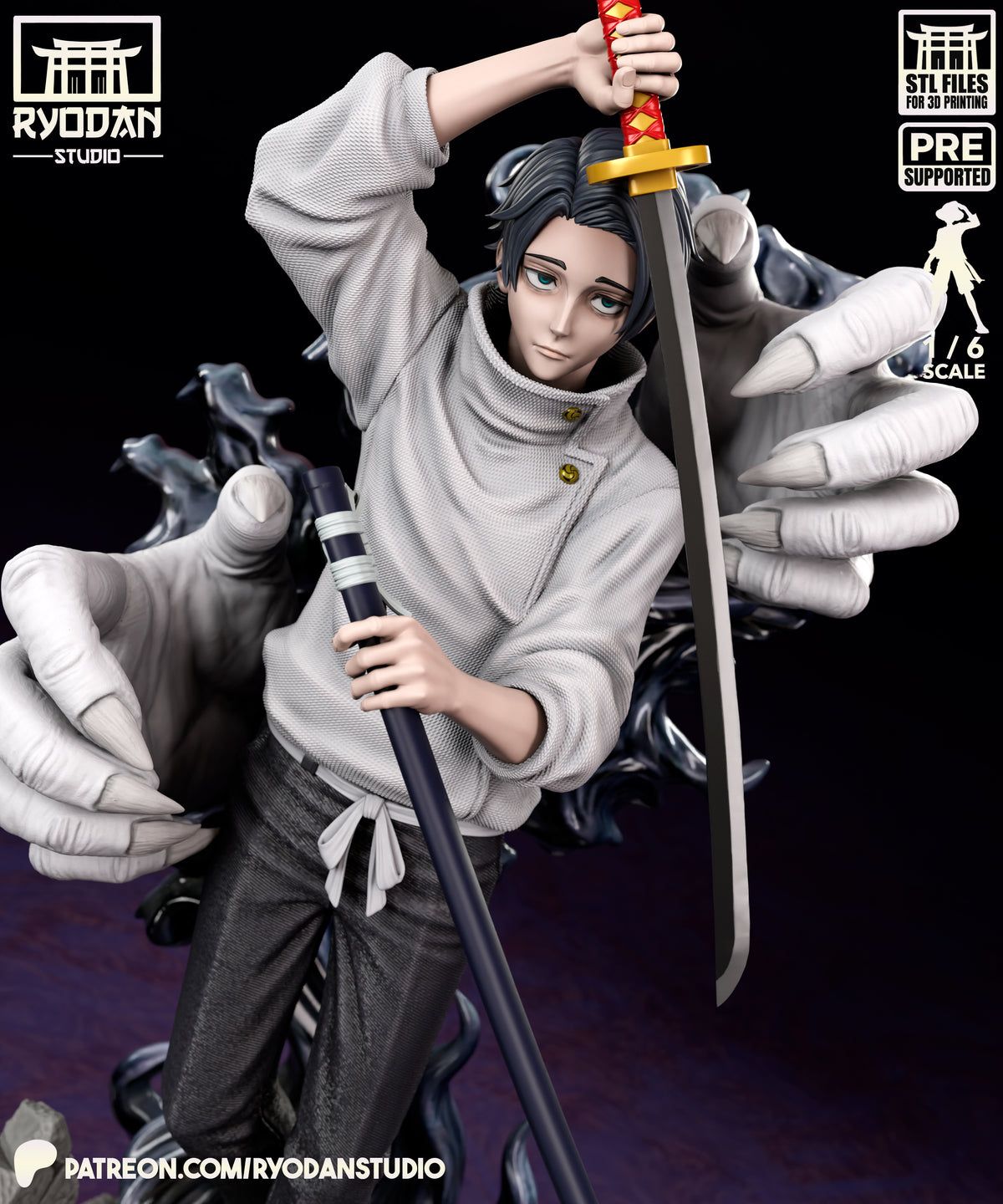 1897 Yuta Okkotsu_Jujutsu Kaisen - STL 3D Print Files