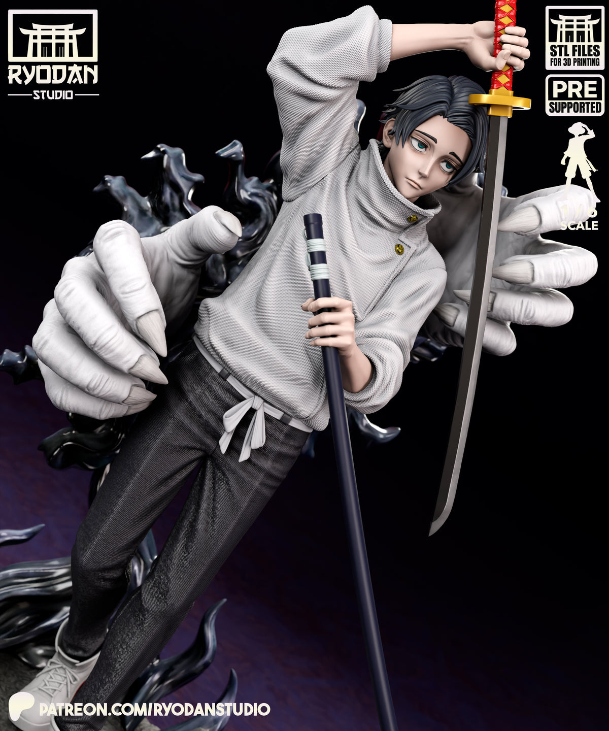 1897 Yuta Okkotsu_Jujutsu Kaisen - STL 3D Print Files
