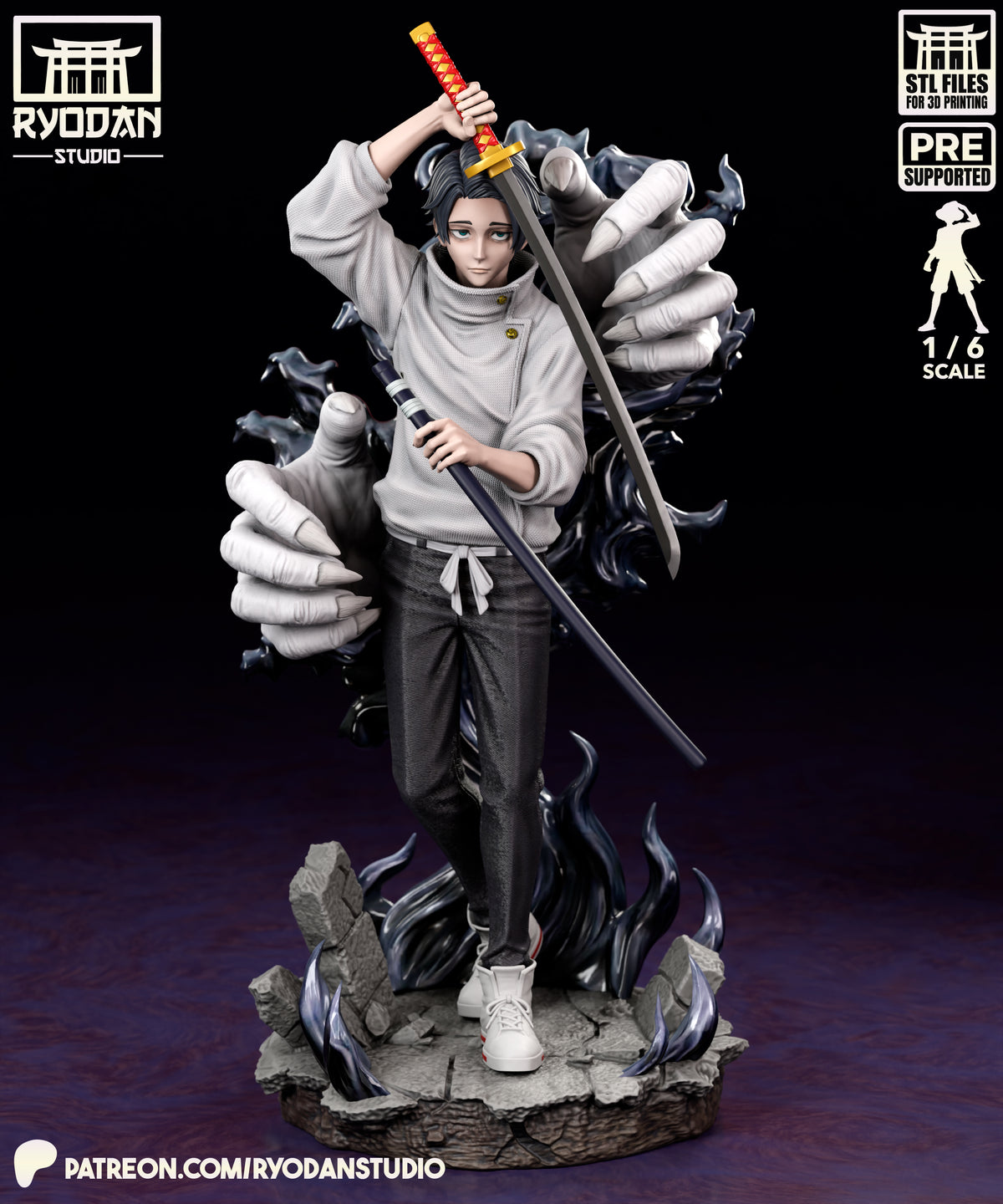 1897 Yuta Okkotsu_Jujutsu Kaisen - STL 3D Print Files