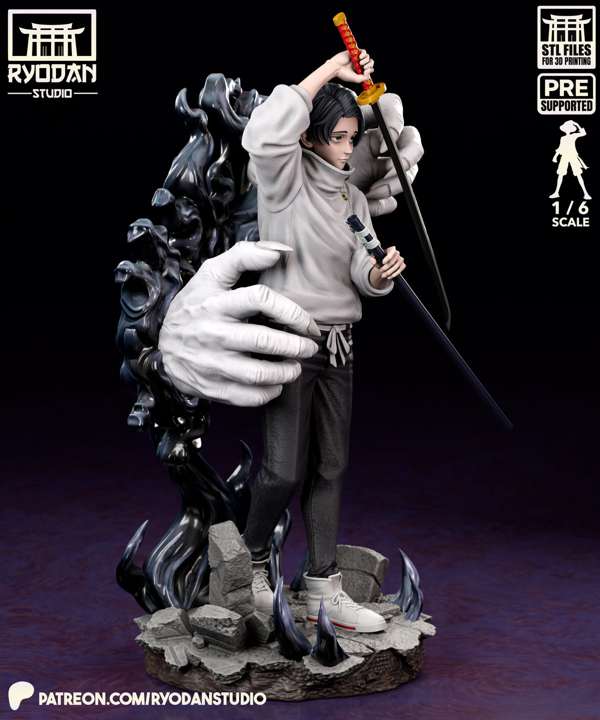 1897 Yuta Okkotsu_Jujutsu Kaisen - STL 3D Print Files