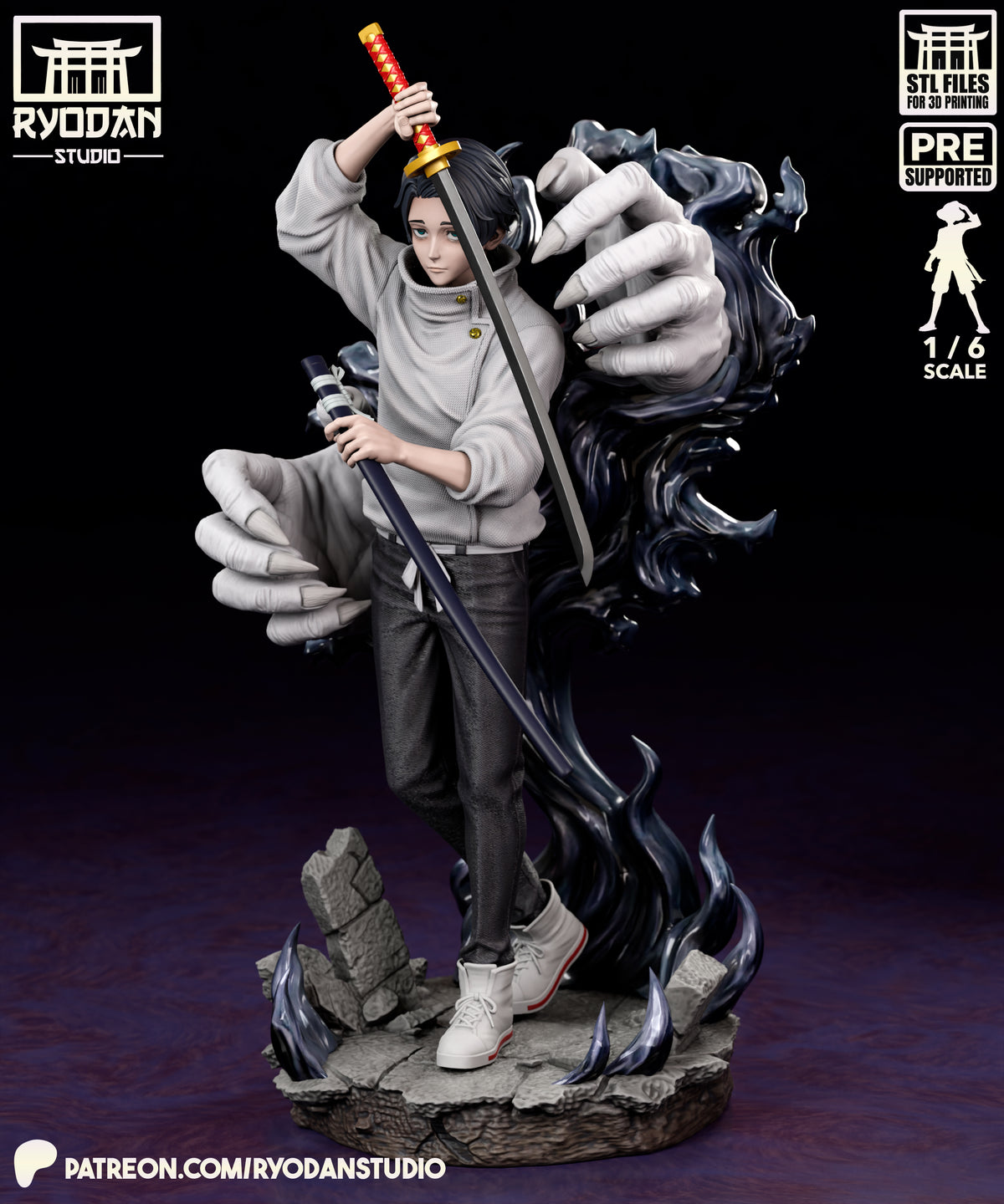 1897 Yuta Okkotsu_Jujutsu Kaisen - STL 3D Print Files