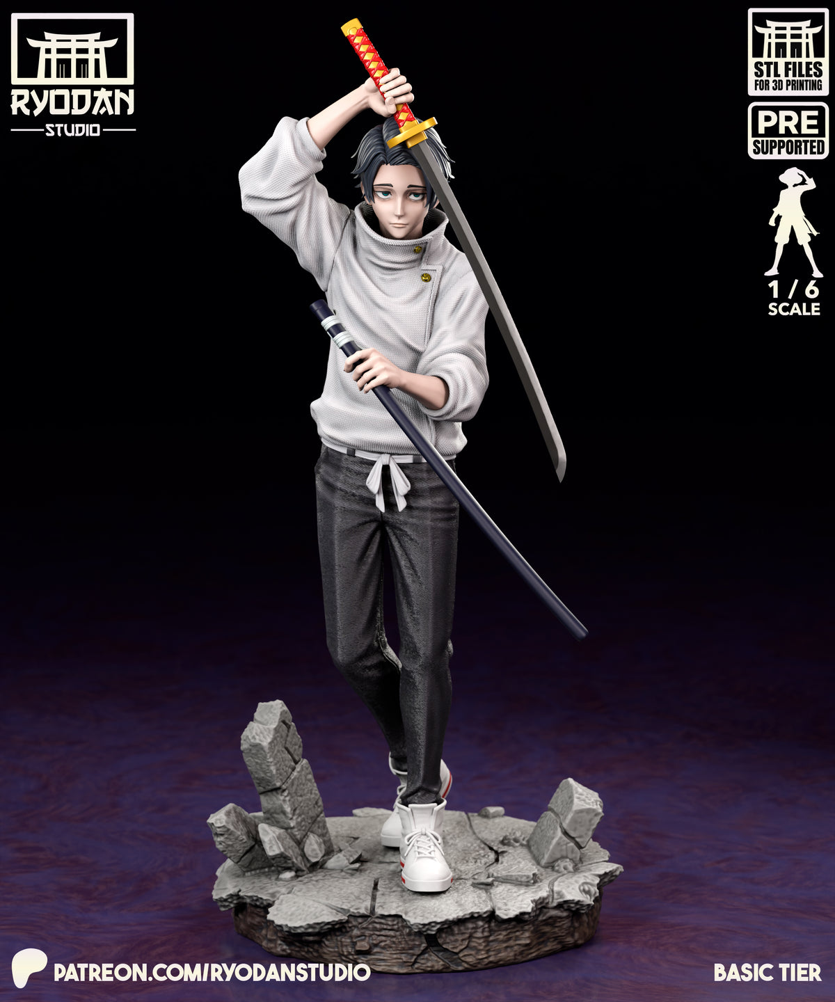 1897 Yuta Okkotsu_Jujutsu Kaisen - STL 3D Print Files