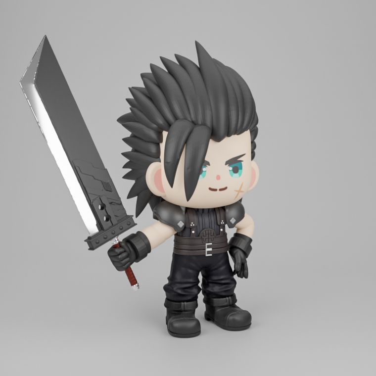 0118 Zack Fair - STL 3D Print Files