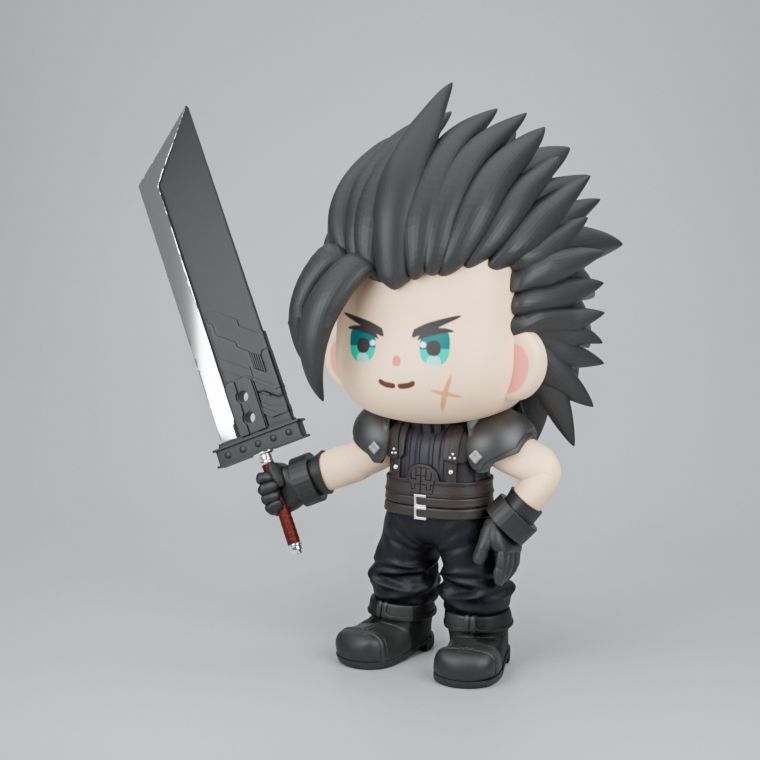 0118 Zack Fair - STL 3D Print Files