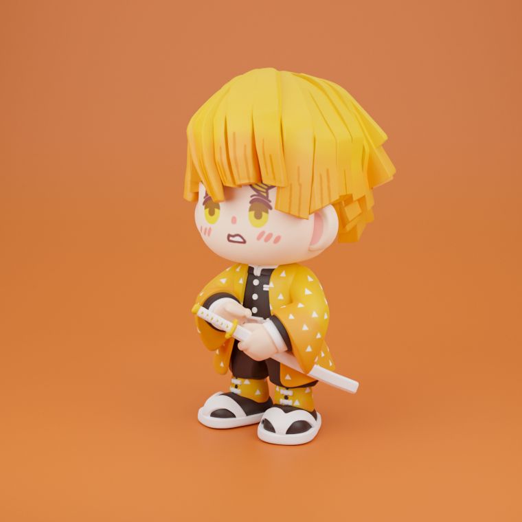 0140 Zenitsu - STL 3D Print Files