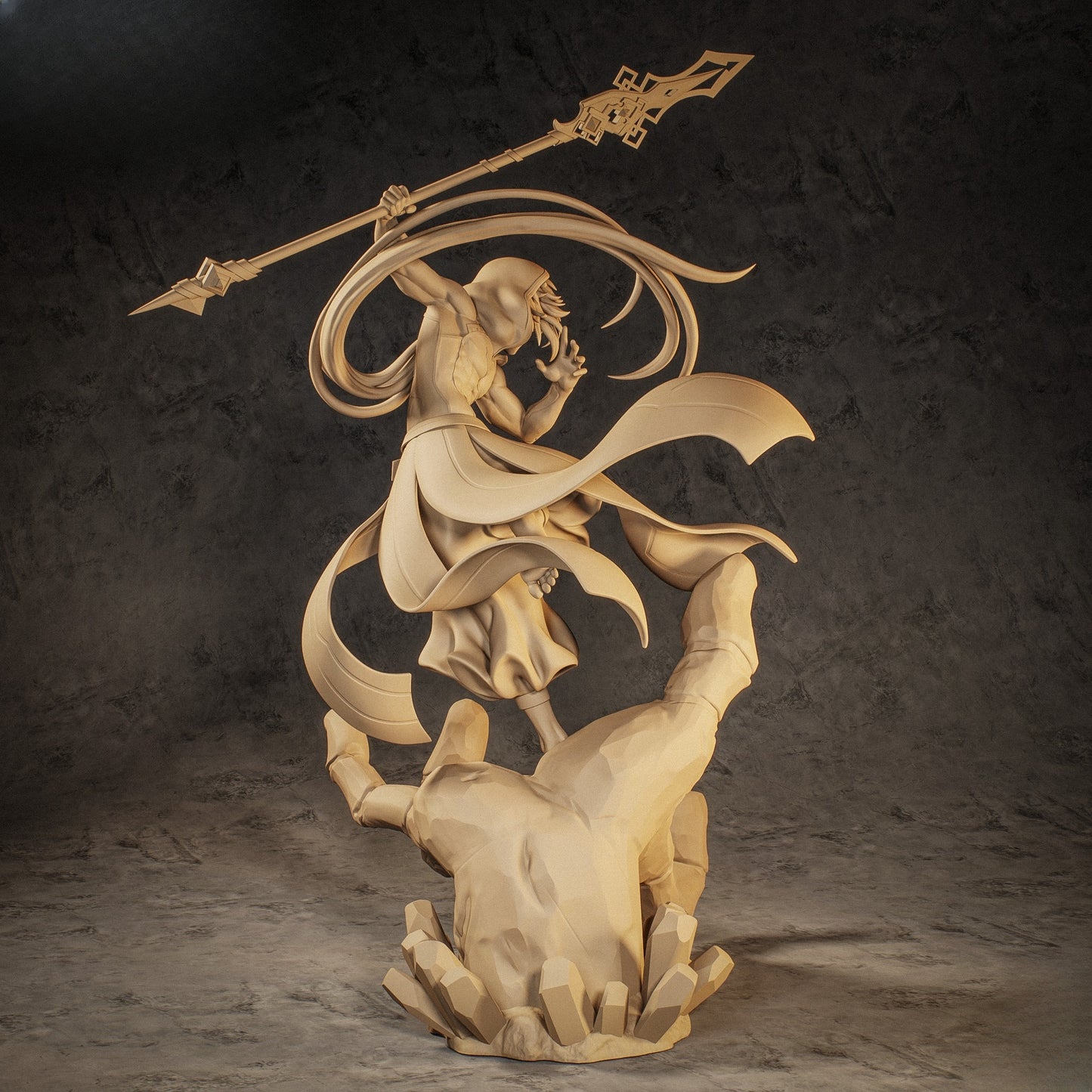 0569 Zhongli_Genshin Impact - STL 3D Print Files