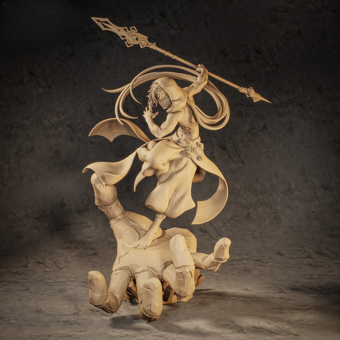 0569 Zhongli_Genshin Impact - STL 3D Print Files