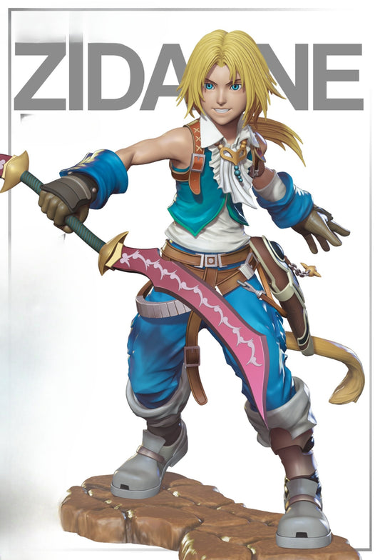 1466 Zidane Tribal_Final Fantasy IX - STL 3D Print Files