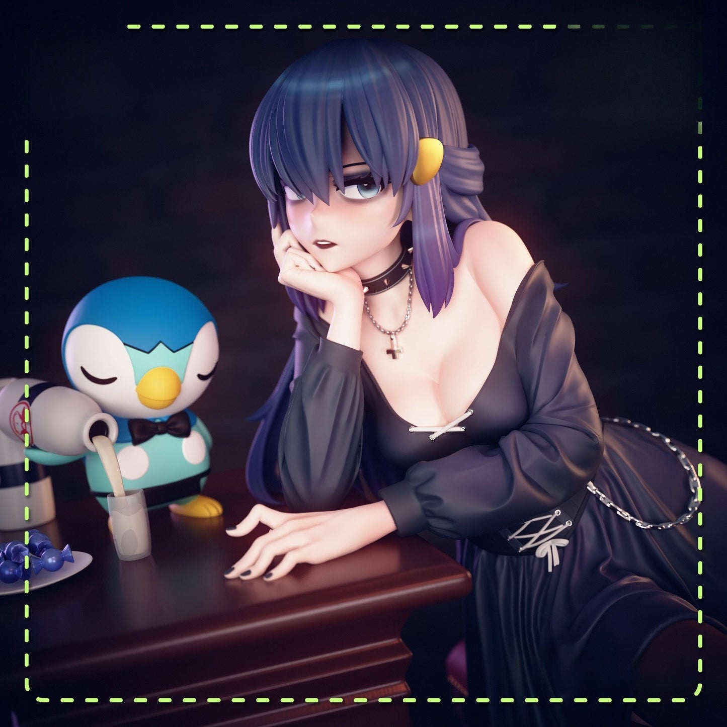 0199 Dawn Goth_Pokemon - STL 3D Print Files