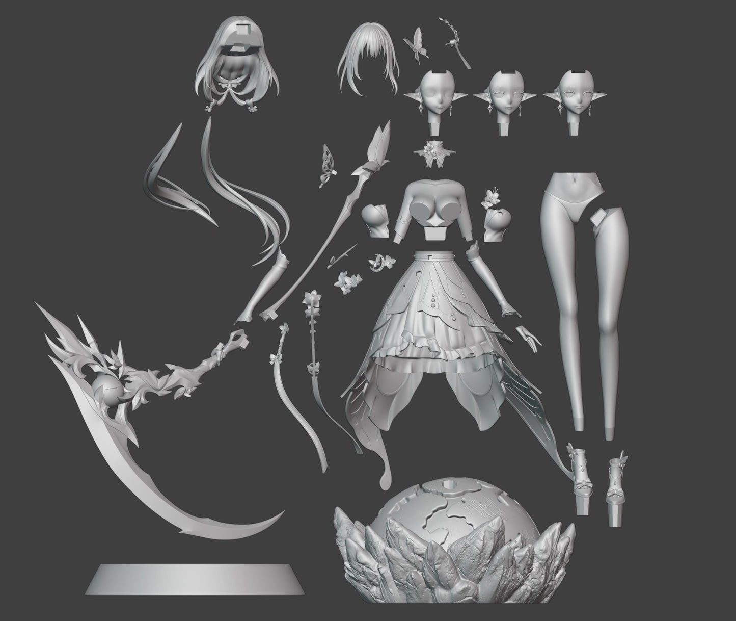 1558 Castorice_Honkai Star Rail - STL 3D Print Files