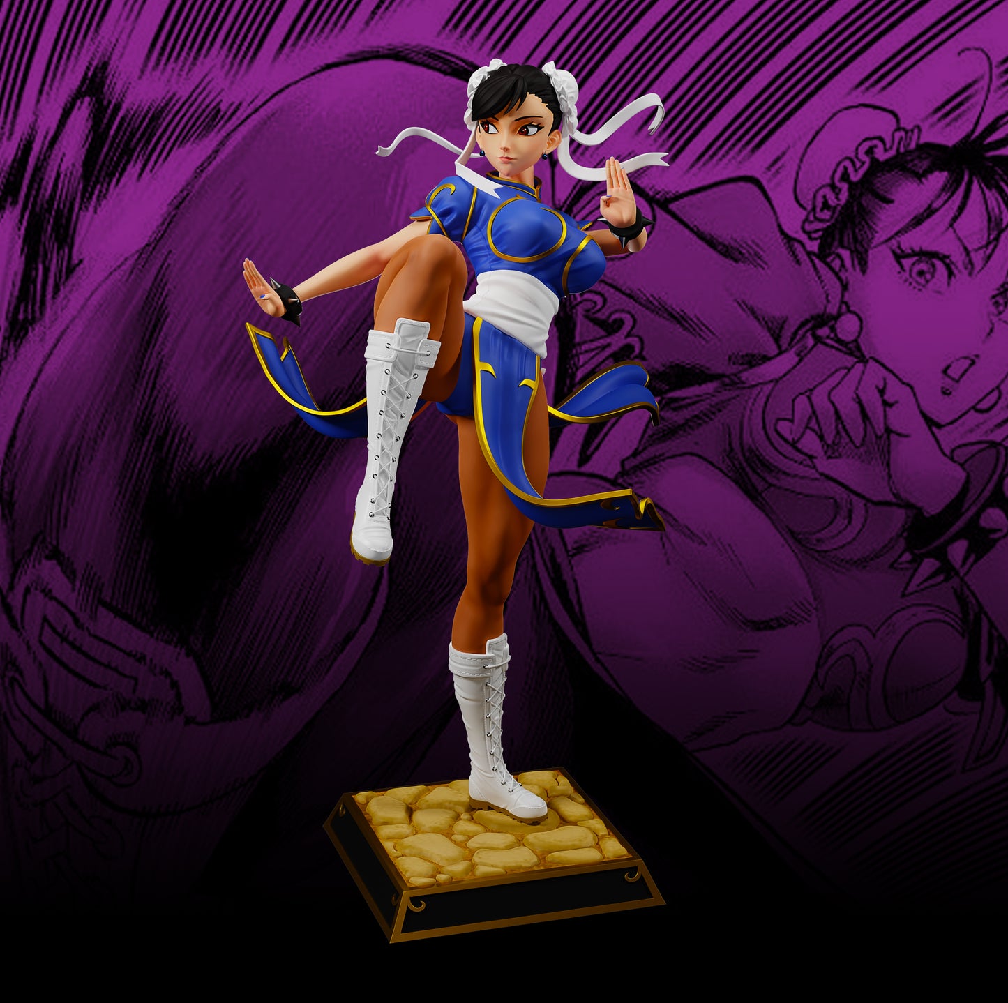 1587 Chun Li_Street Fighter NSFW - STL 3D Print Files