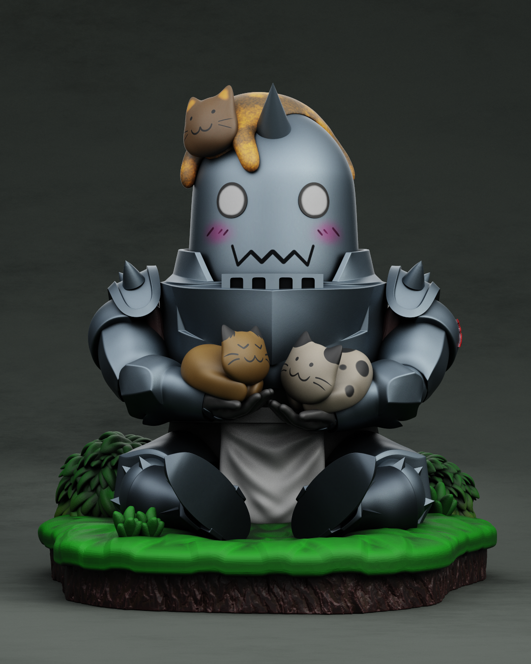 0058 Alphonse Elric - STL 3D Print Files